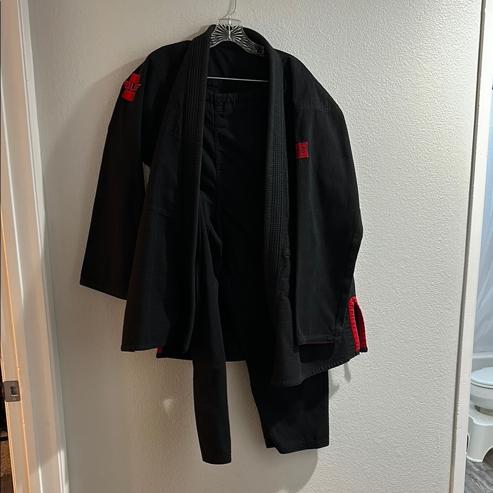 Black and Red Martial Arts Gi
